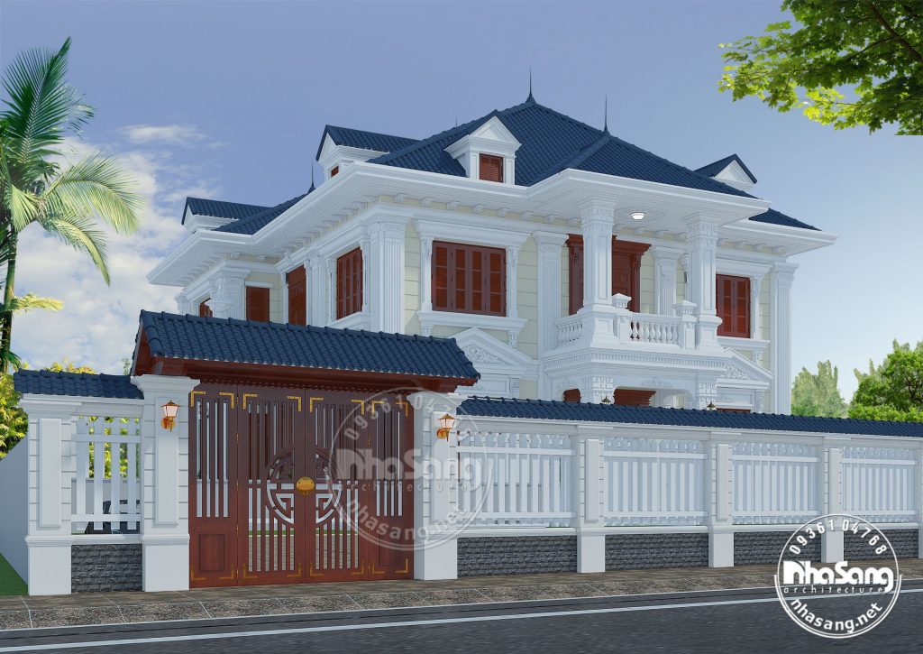 Biệt thự Tân cổ điển gia đình Anh Nguyễn Xuân Thắng - Bắc Ninh - 0aa9918438c0dc9e85d1 1024x725