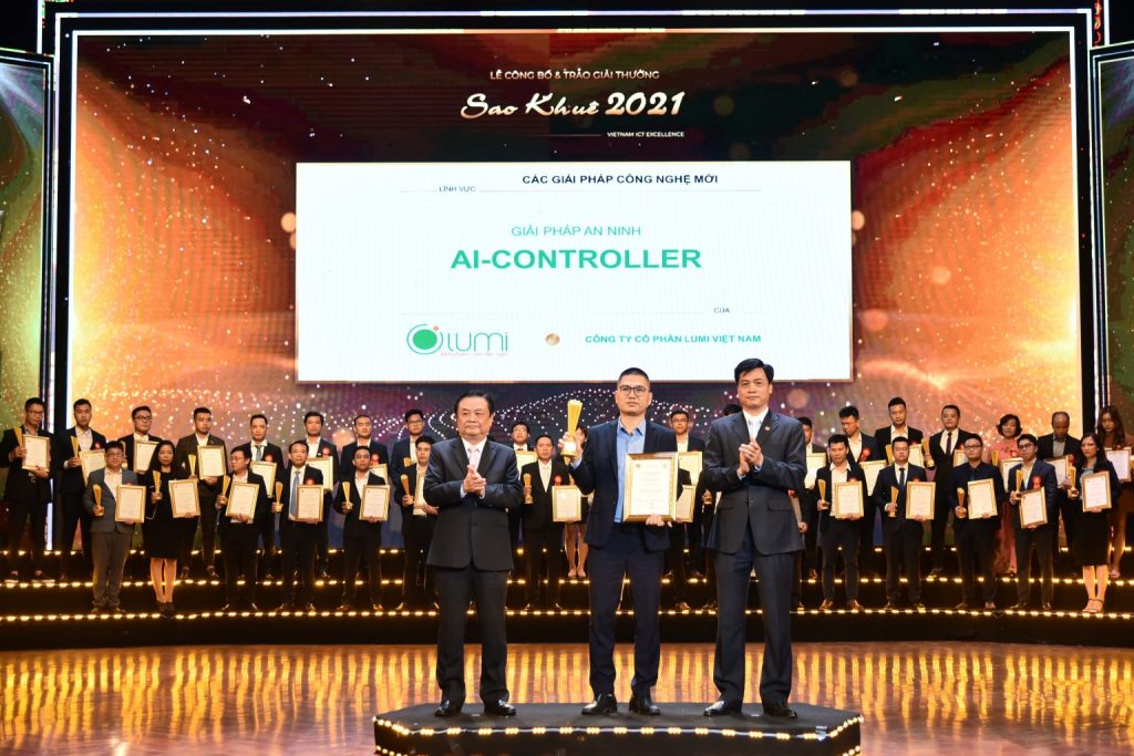 Lumi vinh dự đón nhận “Giải thưởng Sao Khuê 2021” cho giải pháp An ninh ứng dụng trí tuệ nhân tạo AI Controller - best 1536x1025 1024x683